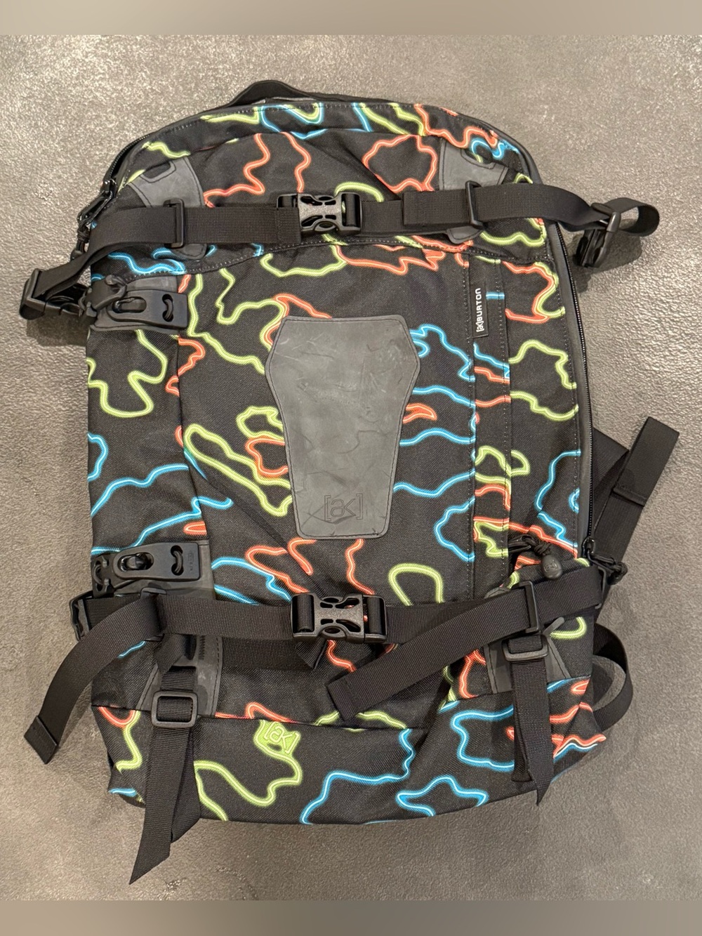 Burton Ak 23L Neon Camo - 2008 Fall/Winter Vintage Backpack!  Like New